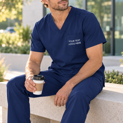 Men’s Custom Scrub Top