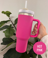 Custom Tumbler Personalized Laser Engraved Tumbler 40oz