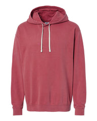 Custom Unisex Garment-Dyed Lightweight Fleece Hooded Sweatshirt