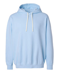 Custom Unisex Garment-Dyed Lightweight Fleece Hooded Sweatshirt