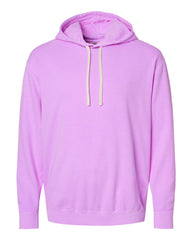 Custom Unisex Garment-Dyed Lightweight Fleece Hooded Sweatshirt