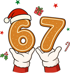 67 Christmas Cookies - Christmas Ready to Press DTF Transfer