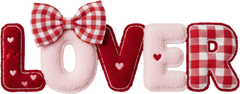 Faux Yarn Valentine Lover - Valentines Day Ready to Press DTF Transfer