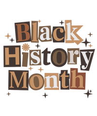 Black History Month Typography Design – Human Rights Ready to Press DTF Transfer