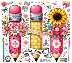 Teacher Tumbler Wraps - School Ready to Press DTF Transfer