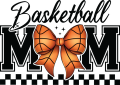 Coquette Basketball Mom Bow Retro - Mothers Day Ready to Press DTF Transfer