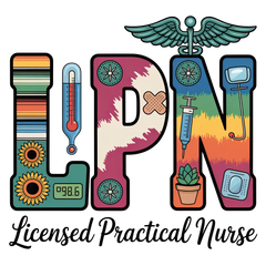 LPN Nurse - Nurse Ready to Press DTF Transfer