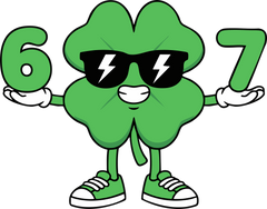 St Patricks Day Clover 67 - St Patricks Day Ready to Press DTF Transfer