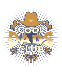 Cool Dads Club Vintage Western Cowboy Hat Emblem Graphic – Rodeo Ready to Press DTF Transfer