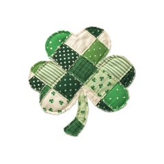 Patchwork Shamrock Clover – St. Patrick’s Day Ready to Press DTF Transfer