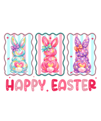 Pastel Bunny Panel Trio Happy Easter – Easter Ready to Press DTF Transfer