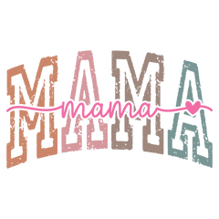 Mama Retro Design – Mothers Day Ready to Press DTF Transfer