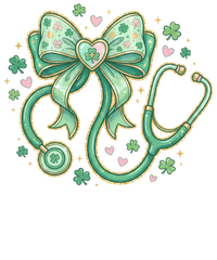 Lucky Nurse Stethoscope Shamrock Bow Design - St. Patrick’s Day Ready to Press DTF Transfer