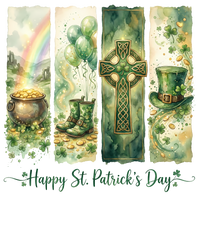 Happy St. Patrick’s Day Celtic Cross & Pot of Gold Graphic – St. Patrick’s Day Ready to Press DTF Transfer