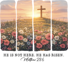 Floral Cross Faith Design – Religious Ready to Press DTF Transfer