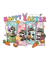 Kawaii Raccoon Easter Adventure "Happy Easter" Panel – Easter Ready to Press DTF Transfer