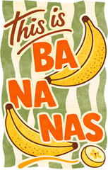 This Is Ba Na Nas Funny Banana Pun Retro Summer Graphic – Summer Ready to Press DTF Transfer
