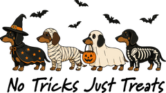 Halloween Dachshund Costume Bundle – Halloween Ready to Press DTF Transfer