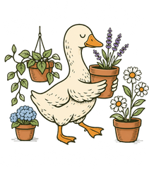 Oops I Got Another Plant Goose – Funny Ready to Press DTF Transfer