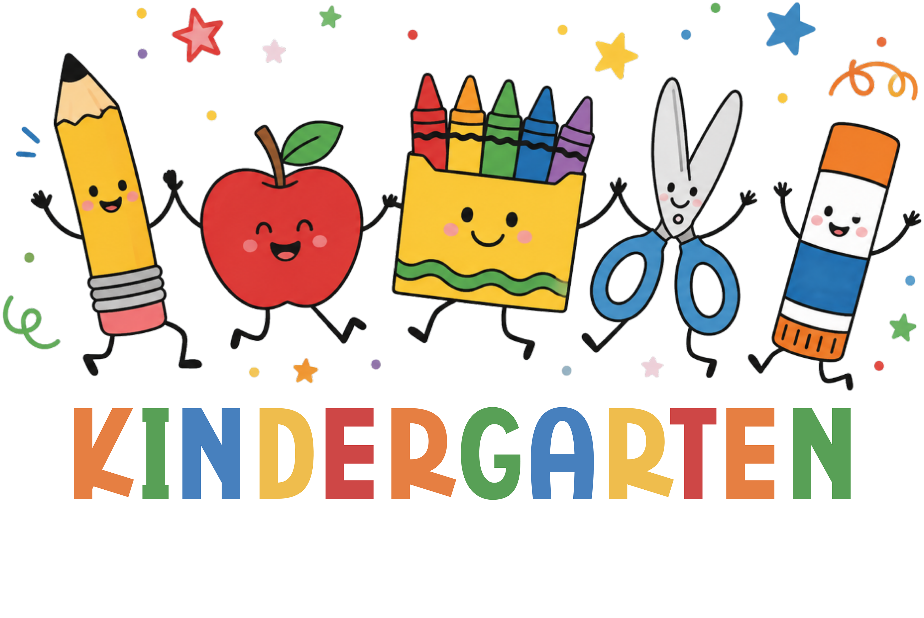 Kindergarten Mrs Smith School Supplies – Teacher Ready to Press DTF Transfer