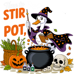 Time To Stir To Pot - Ready to Press DTF Transfer