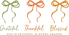 Grateful Thankful Blessed Fall Quote - Ready to Press DTF Transfer