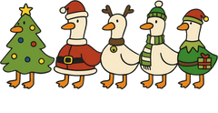 Just a Festive Goose - Ready to Press DTF Transfer
