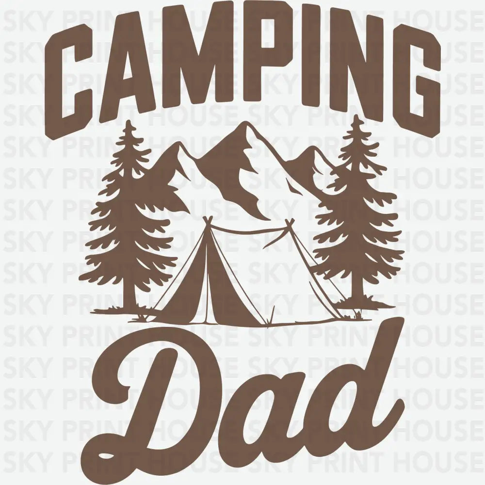 Camping Dad Father’s Day Ready to Press DTF Transfer