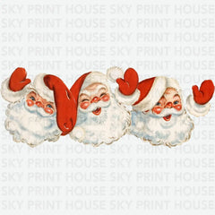 Christmas Santa - Christmas Ready to Press DTF Transfer