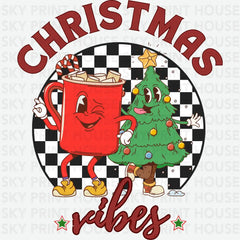 Christmas Vibes - Christmas Ready to Press DTF Transfer