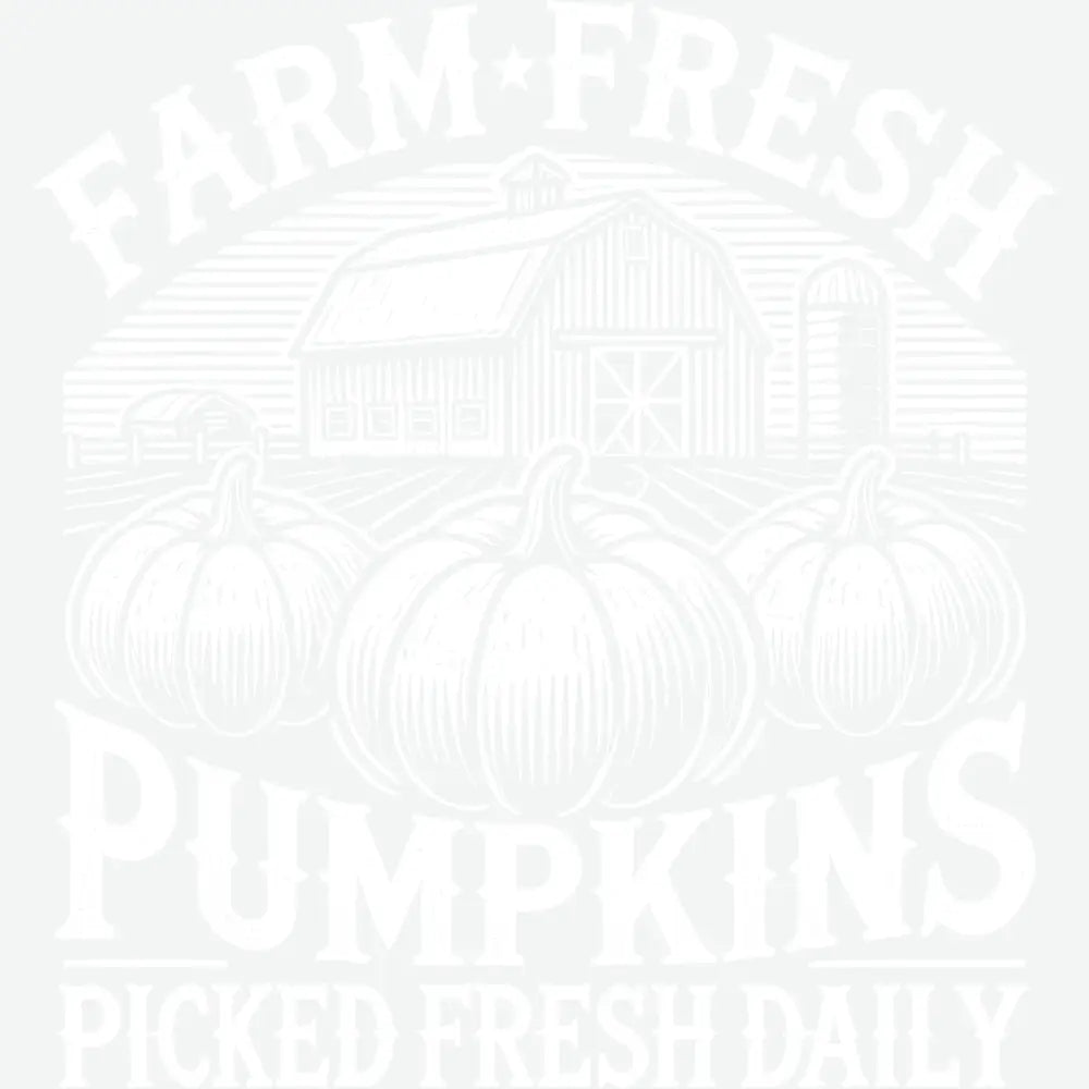 Farm Fresh Pumpkins Thanksgiving Ready to Press DTF Transfer
