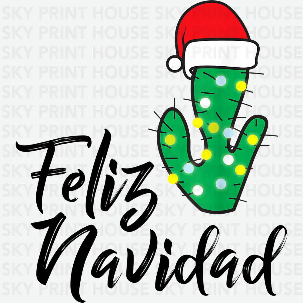 Feliz Navidad- Christmas Ready to Press DTF Transfer