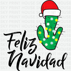 Feliz Navidad- Christmas Ready to Press DTF Transfer