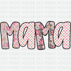 Floral Mama Design Mother’s Day Ready to Press DTF Transfer