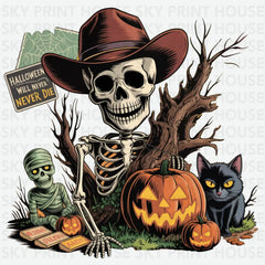 Halloween Will Never Never Die - Ready to Press DTF Transfer