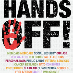 Hands Off! Political Ready to Press DTF Transfer