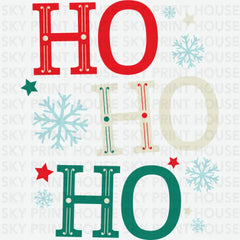 Ho Ho Ho - Christmas Ready to Press DTF Transfer