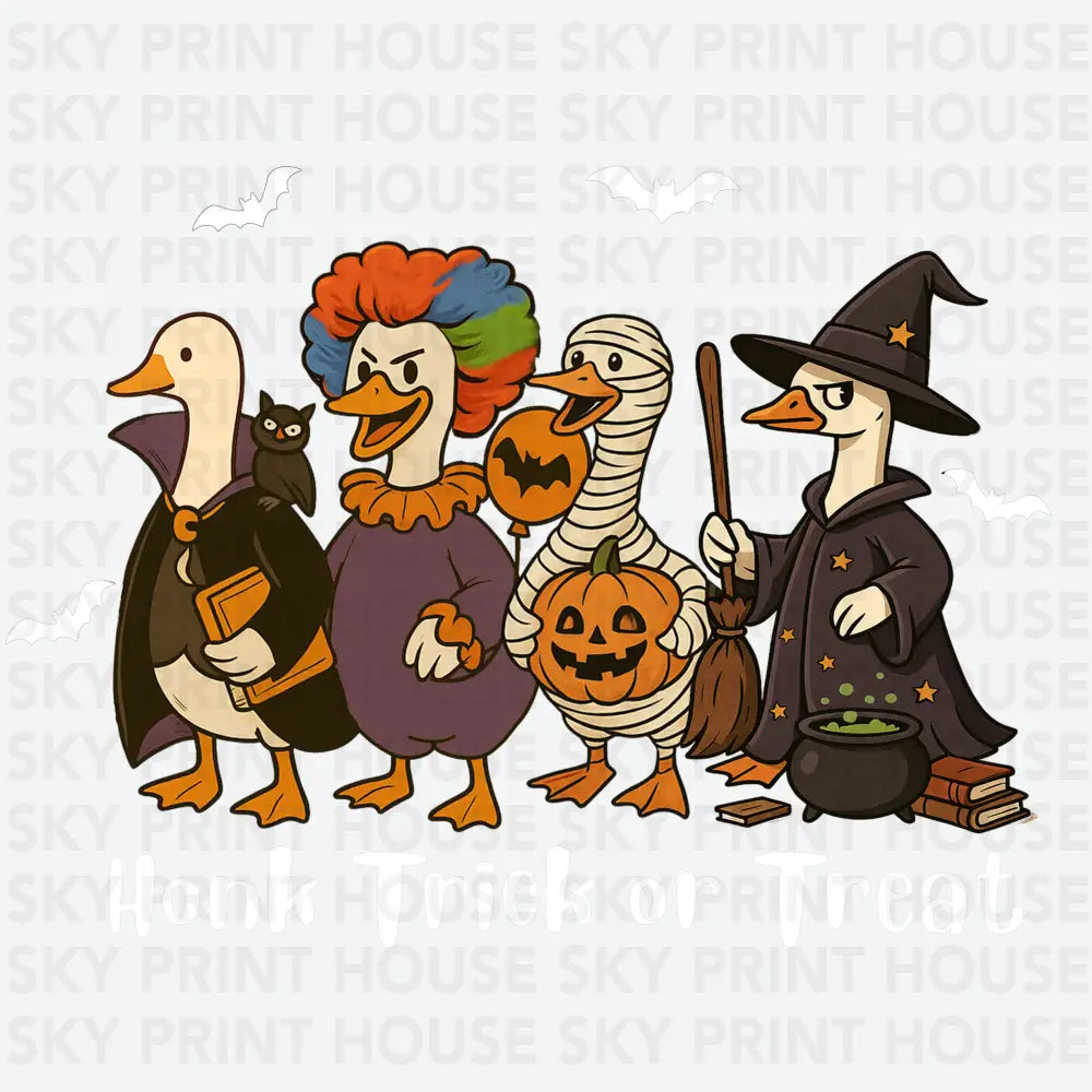 Honk Trick or Treat - Halloween Ready to Press DTF Transfer