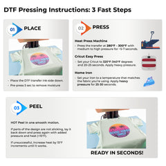 Custom DTF Transfers By Size - Custom DTF Upload