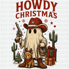 Howdy Christmas - Christmas Ready to Press DTF Transfer
