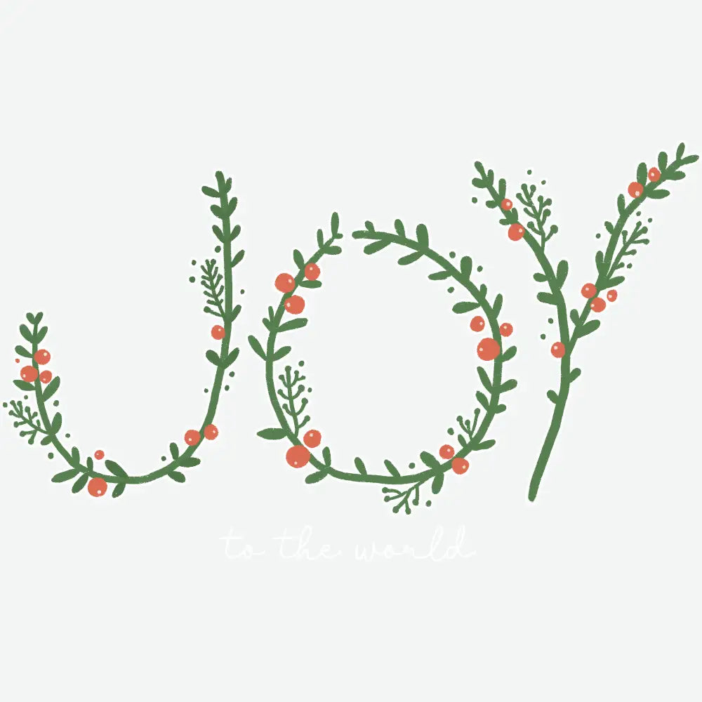 Joy To The World - Christmas Ready to Press DTF Transfer