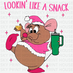Lookin’ Like A Snack Mouse - Christmas Ready to Press DTF Transfer