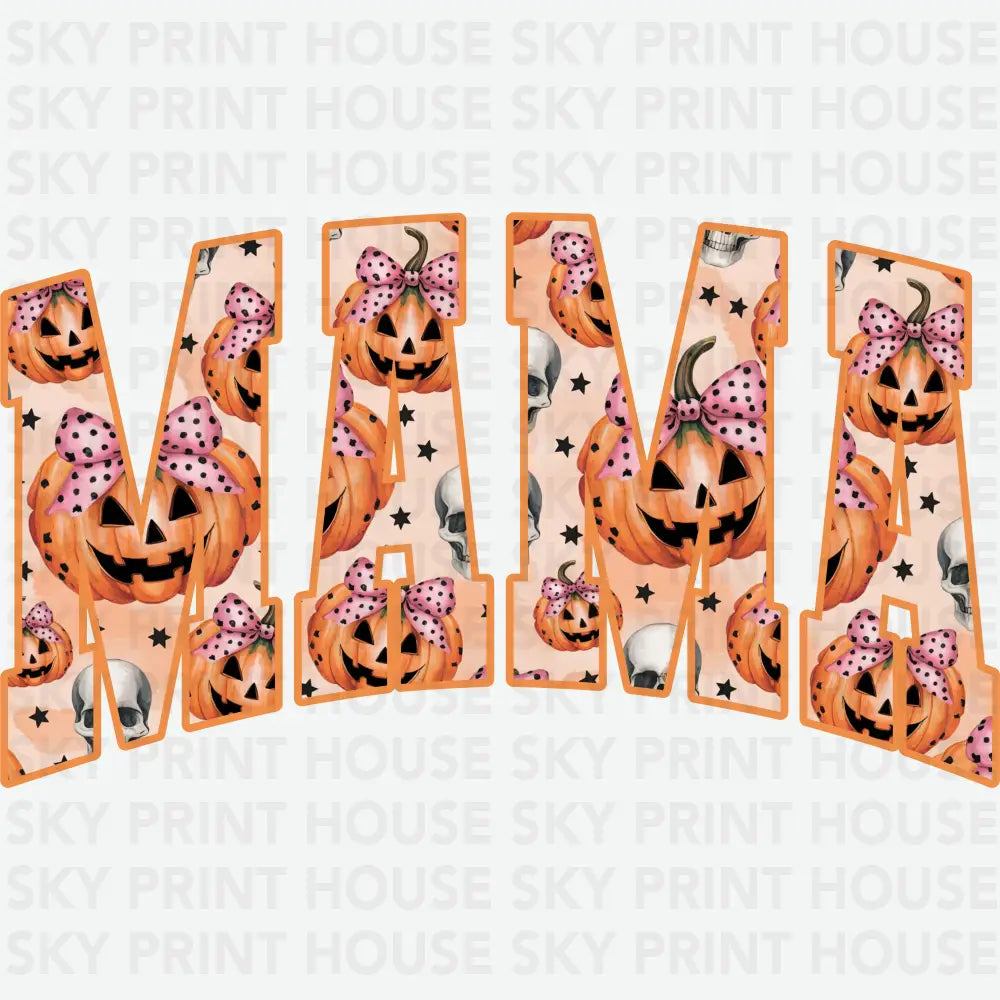 Mama Halloween - Ready to Press DTF Transfer