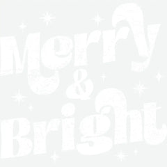Merry & Bright - Christmas Ready to Press DTF Transfer