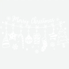 Merry Christmas Hanging - Christmas Ready to Press DTF Transfer