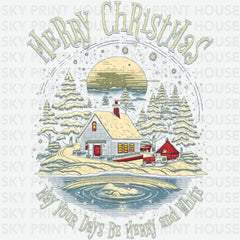 Merry Christmas May Your Days Be Merry And White - Ready to Press DTF Transfer
