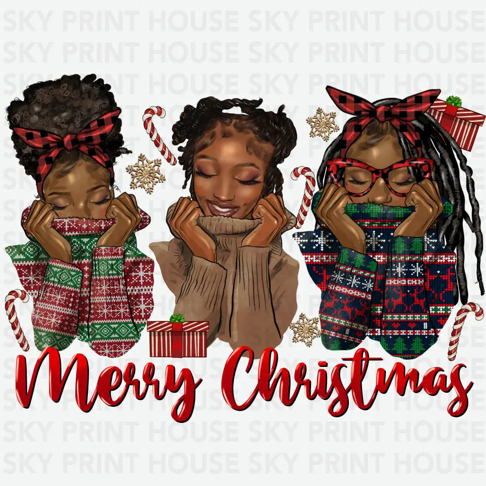 Merry Christmas - Christmas Ready to Press DTF Transfer