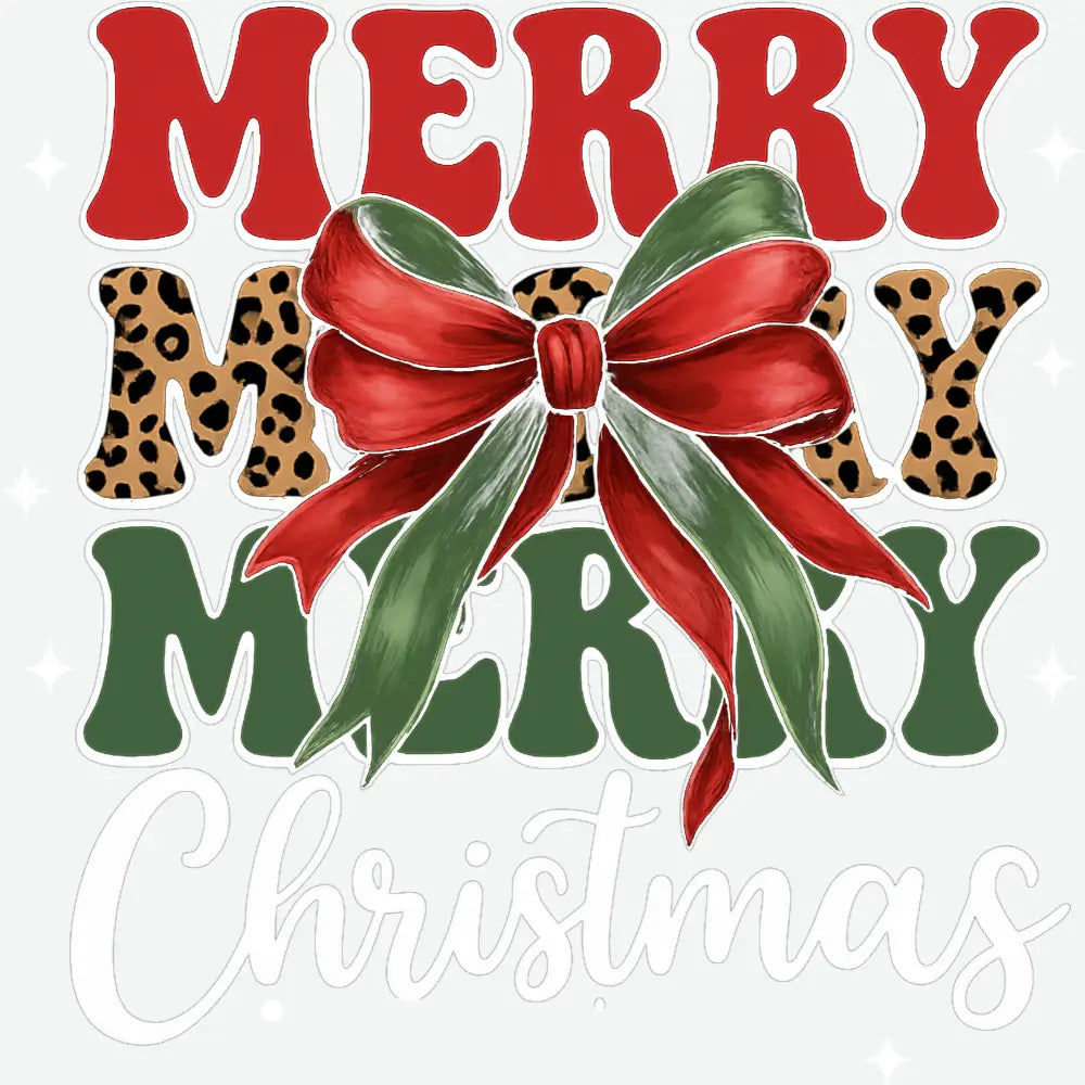 Merry Christmas - Christmas Ready to Press DTF Transfer