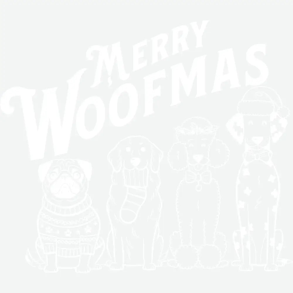 Merry Woofmas - Christmas Ready to Press DTF Transfer
