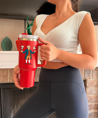 Six Seven George Washington Christmas Tumbler Funny Holiday Cup Festive Drinkware